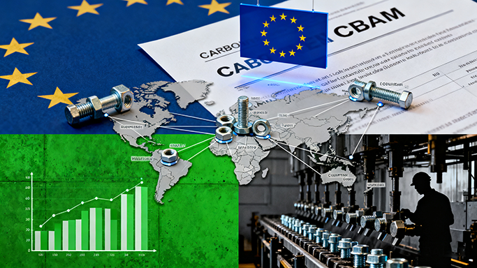 EU:n hiilitariffi astuu voimaan vuonna 2026, mikä vaikuttaa Kiinan kiinnikkeiden kauppaan